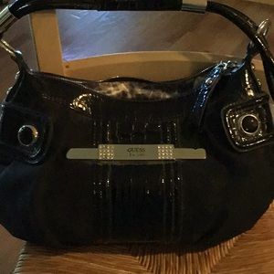 New black& gold Guess handbag